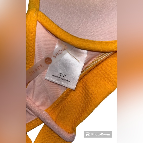 SHADE & SHORE BIKINI SET SIZE 32 B top size Small bottom - Picture 2 of 2